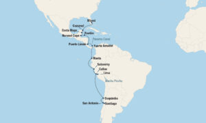 Sunny Islands & Andes Cruise Map